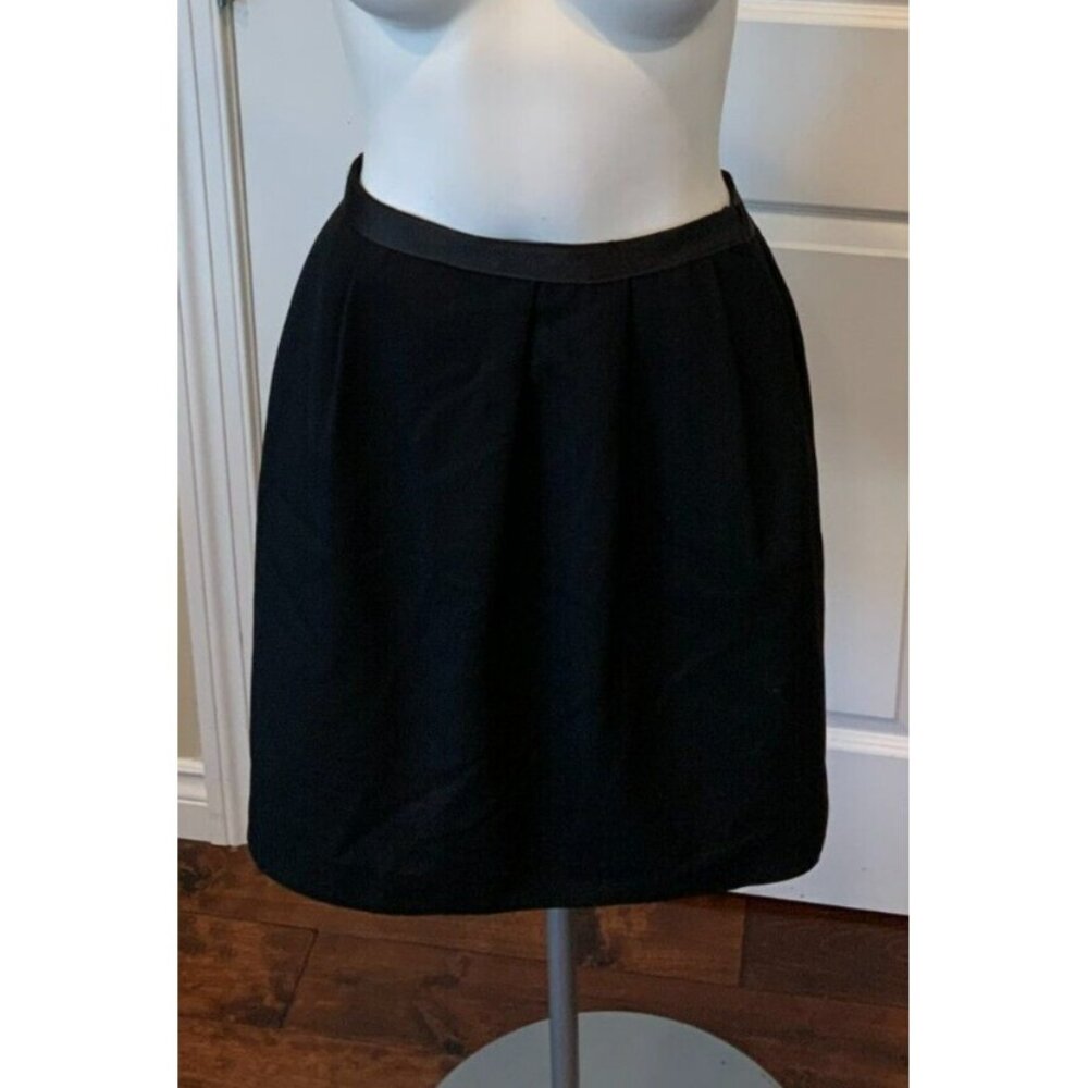 3.1 Phillip Lim Black Pleated Mini Skirt W/ Rear Zipper, Size 6 (US)